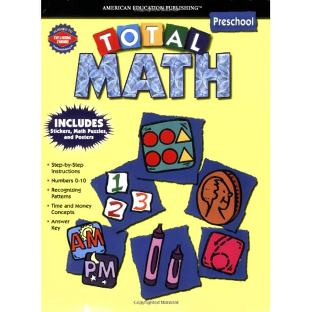 OTAL MATH GRADE PRESCHOOI